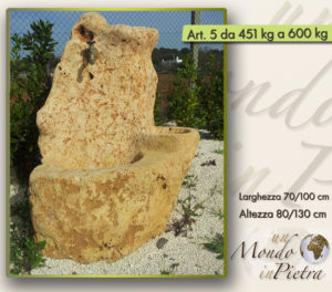 Fontana da giardino | Un Mondo in pietra