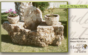 Fontana da giardino | Un Mondo in pietra